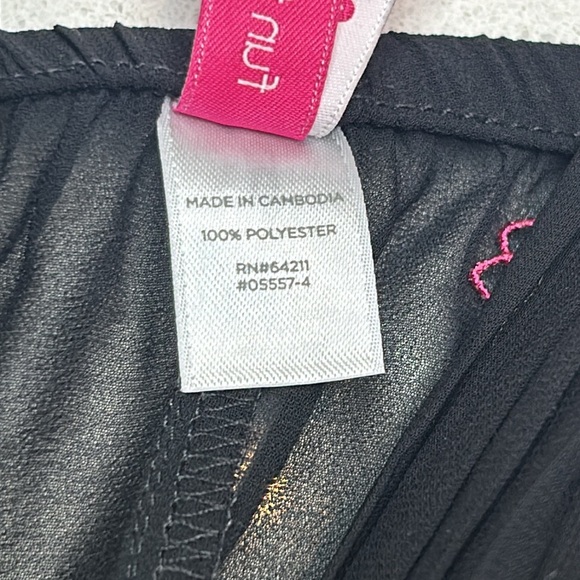 COSMOPOLITAN Black/Hot Pink Camisole Nightie Babydoll Lingerie Size XL - Picture 10 of 11